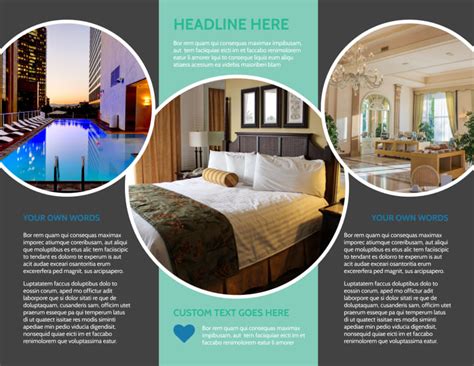 Download Free Hotel Booklet & Brochure Templates for Print.